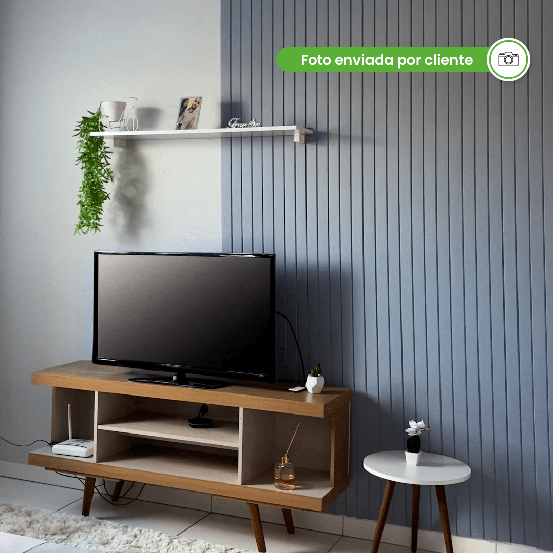 Painel Ripado Laminado de EVA Autocolante | Linha Play+