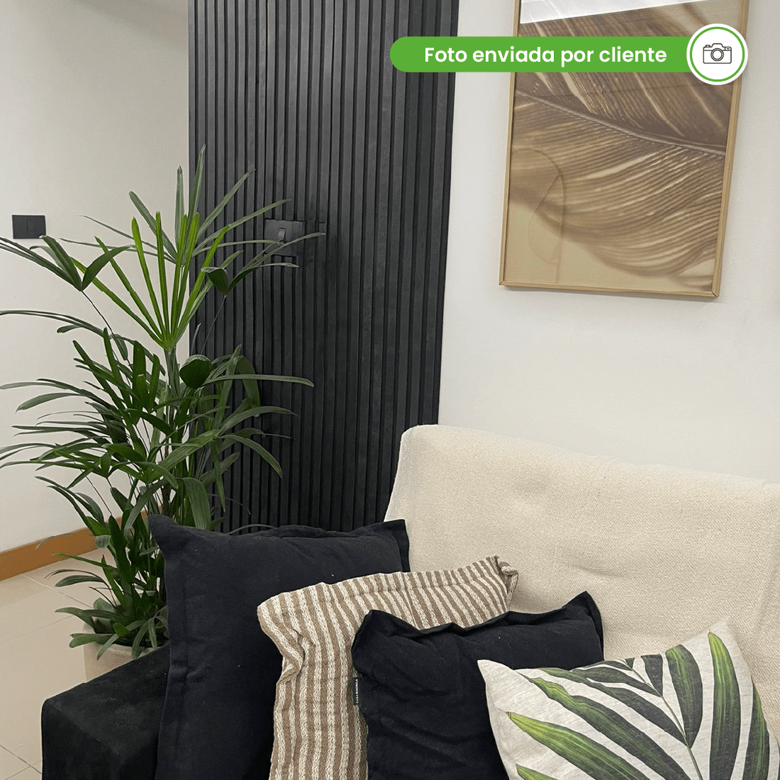 Painel Ripado Laminado de EVA Autocolante | Linha Urban