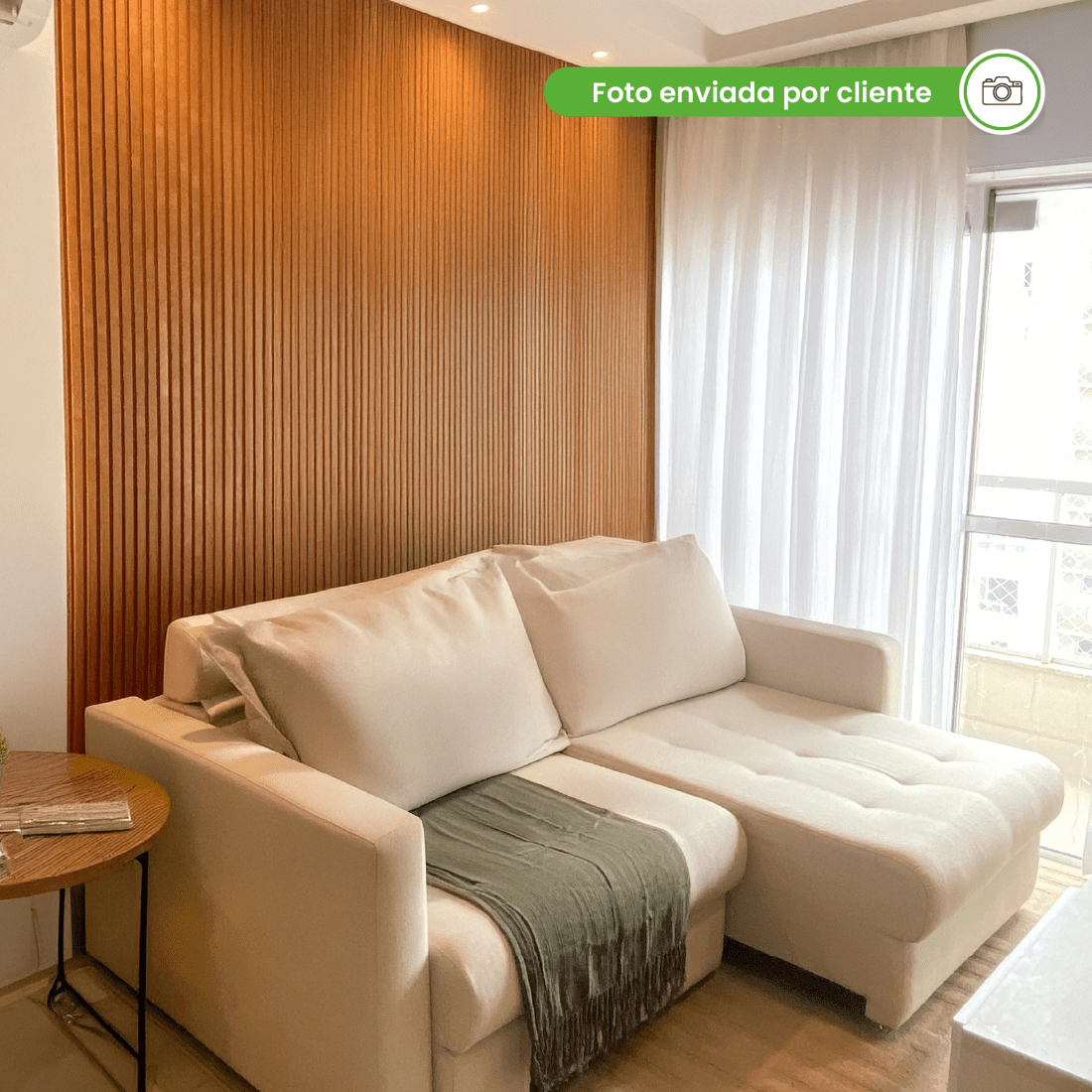 Painel Ripado Laminado de EVA Autocolante | Linha Urban