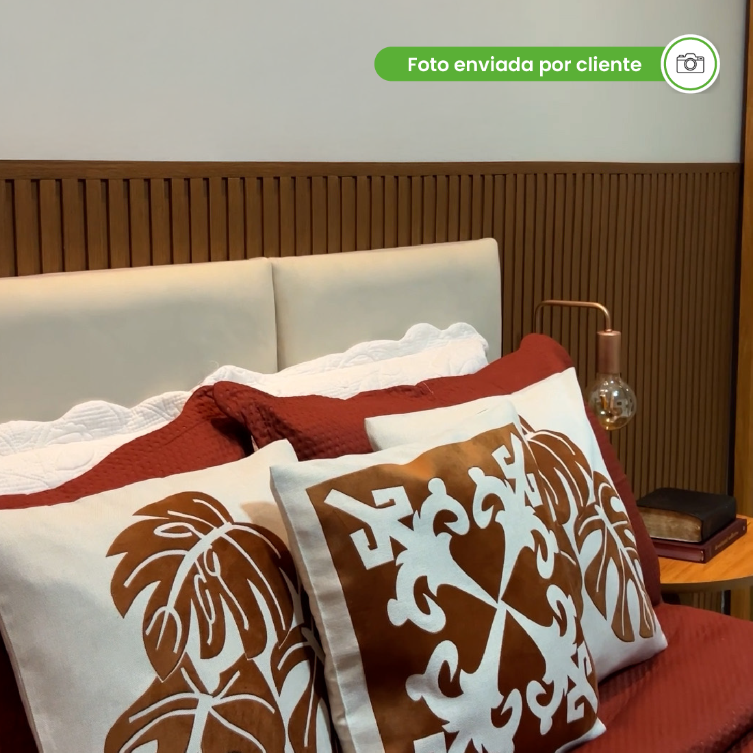 Painel Ripado Laminado de EVA Autocolante | Linha Madeto