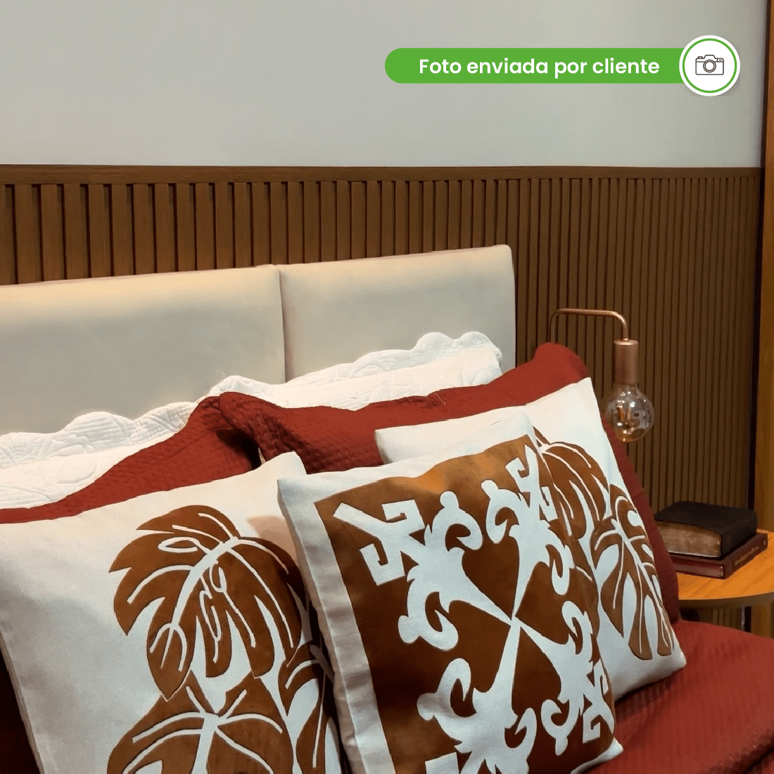 Painel Ripado Laminado de EVA Autocolante | Linha Madeto | Meu Rodapé