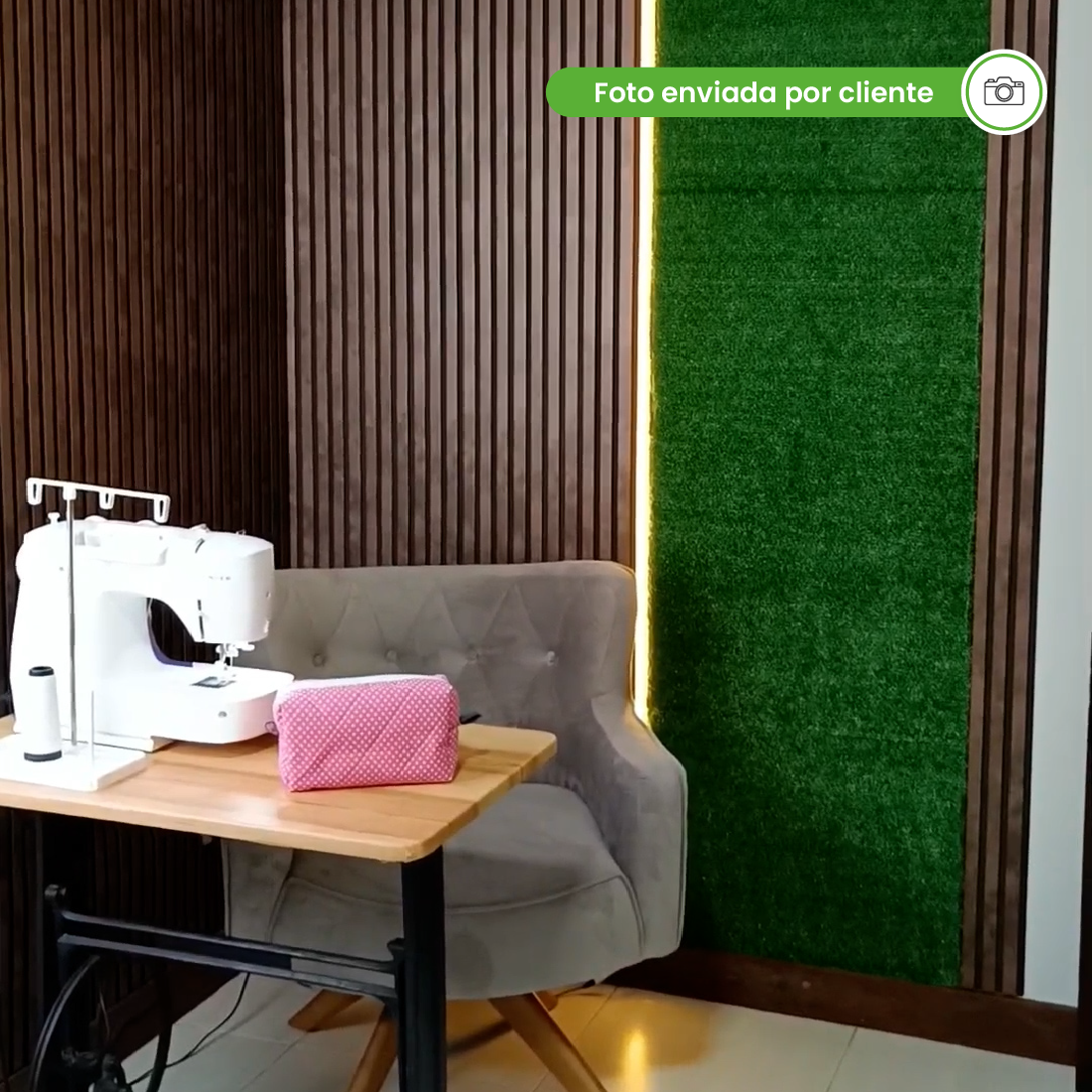 Painel Ripado Laminado de EVA Autocolante | Linha Urban