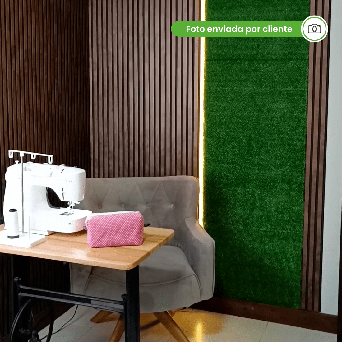 Painel Ripado Laminado de EVA Autocolante | Linha Urban