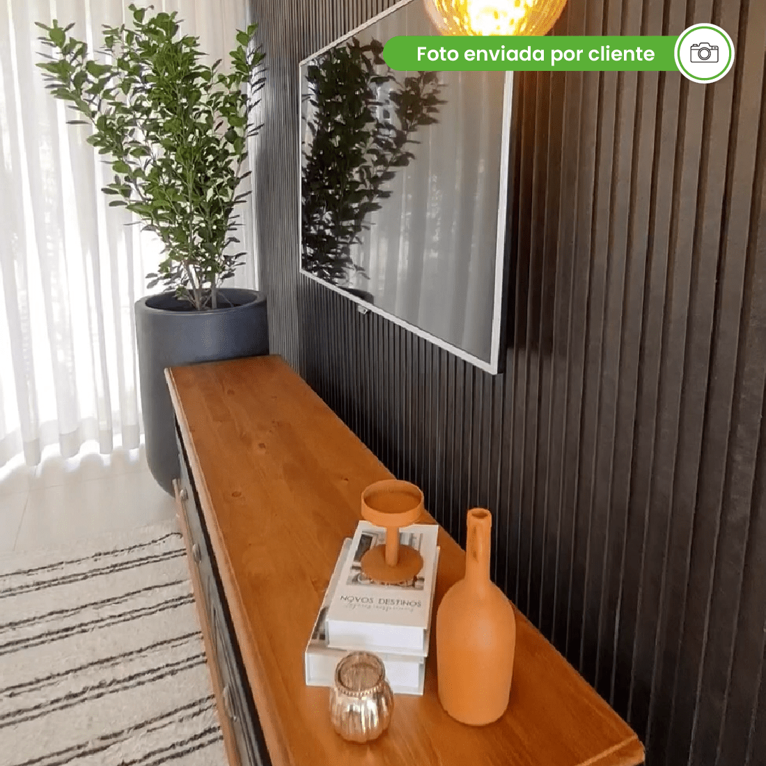 Painel Ripado Laminado de EVA Autocolante | Linha Urban