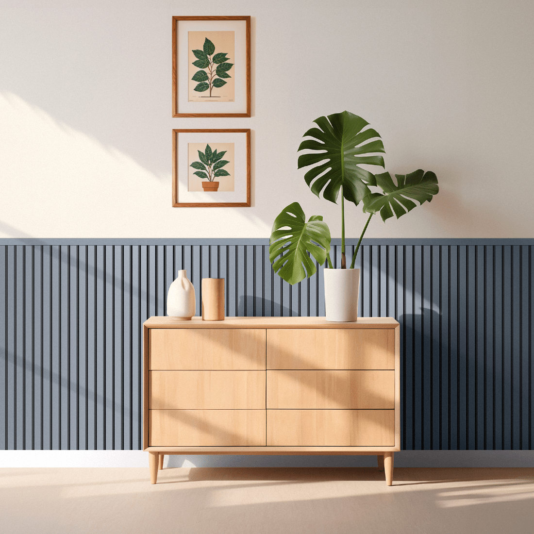 Painel Ripado Laminado de EVA Autocolante | Linha Urban