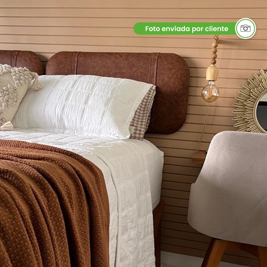 Painel Ripado Laminado de EVA Autocolante | Linha Play+