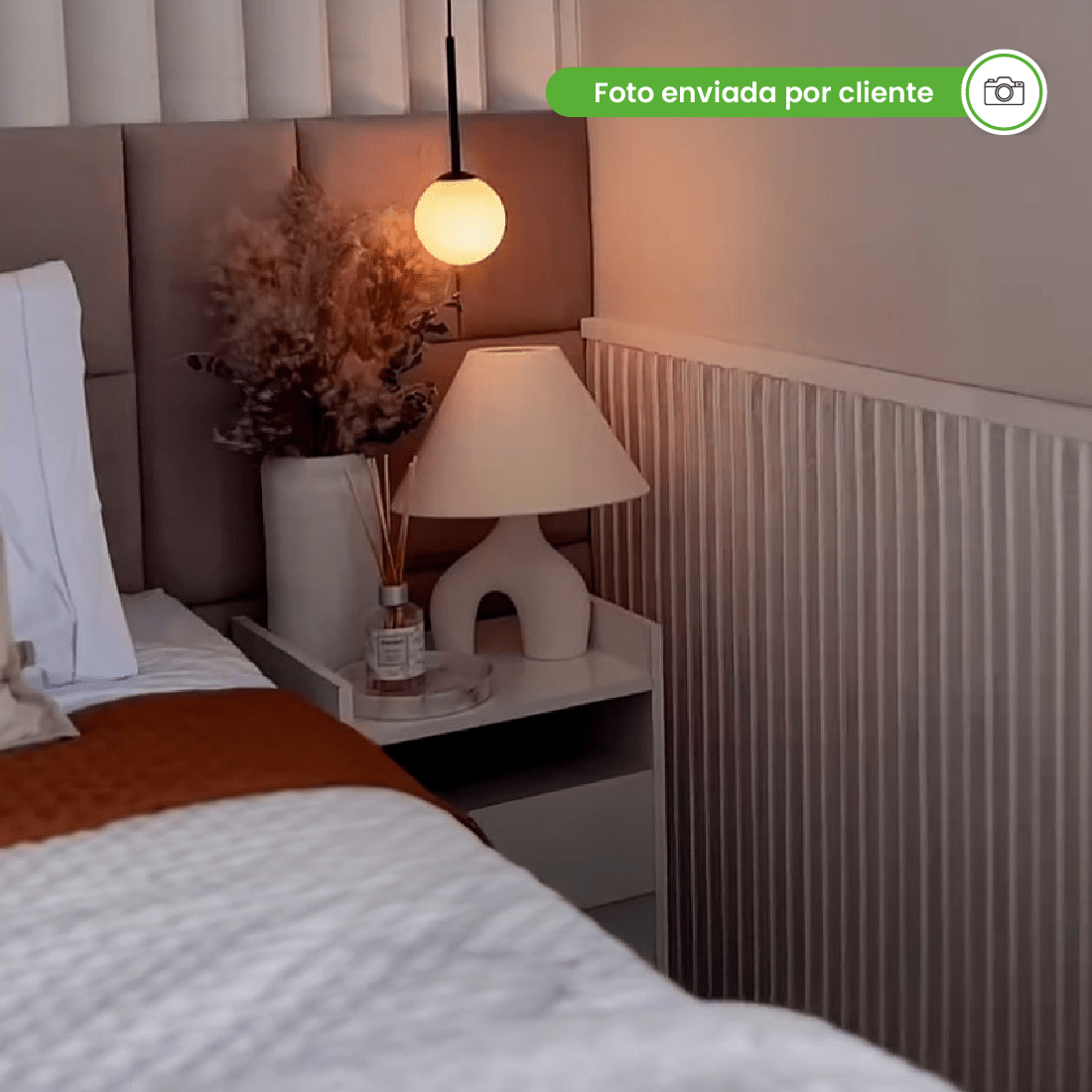 Painel Ripado Laminado de EVA Autocolante | Linha Urban