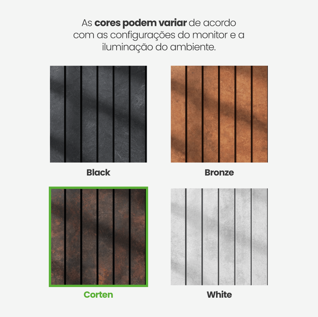 Painel Ripado Laminado de EVA Autocolante | Linha Urban+