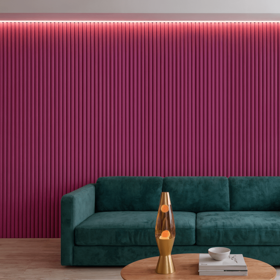 Painel Ripado Pop Autocolante de EVA Branco | Linha Forma