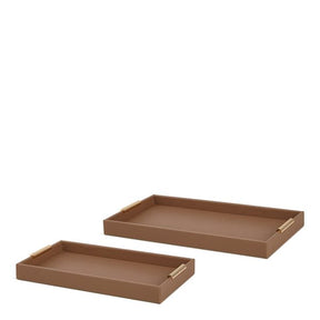 Kit bandeja em MDF com revestimento em PU - 2 peças