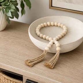 Colar Decorativo em Madeira