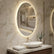 Espelho Oval com LED Bivolt - 80×60cm