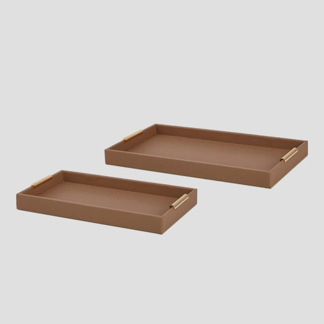 Kit bandeja em MDF com revestimento em PU - 2 peças