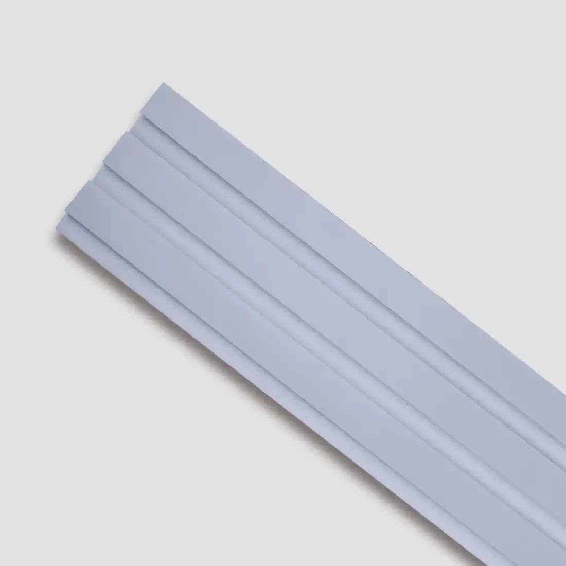 Kit Cabeceira Painel Ripado Autocolante | Linha Play-Meu-Rodape-Azul / Solteiro 1m-174803