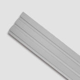 Meia Parede Ripada Autocolante Laminada | Linha Play-Meu-Rodape-Cinza / 1.10m altura x 0.5m largura-193905