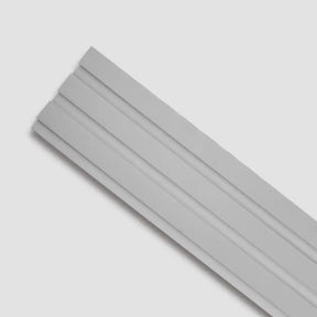 Meia Parede Ripada Autocolante Laminada | Linha Play-Meu-Rodape-Cinza / 1.10m altura x 0.5m largura-193905