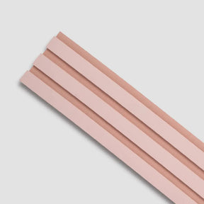 Kit Cabeceira Painel Ripado Autocolante | Linha Play-Meu-Rodape-Rosa / Solteiro 1m-173803
