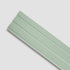 Kit Cabeceira Painel Ripado Autocolante | Linha Play-Meu-Rodape-Verde / Solteiro 1m-167803