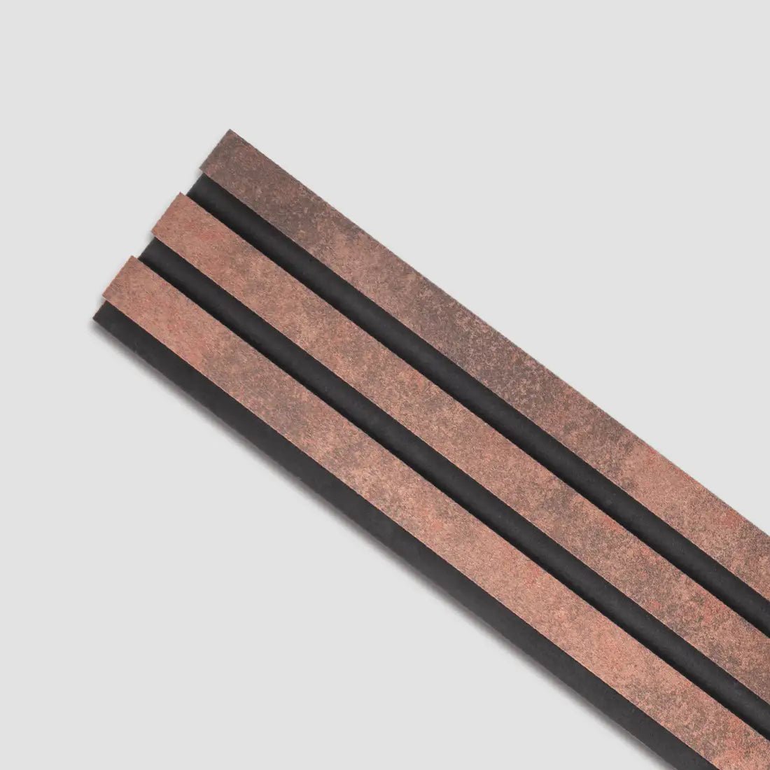 Meia Parede Ripada Autocolante Laminada | Linha Urban-Meu-Rodape-Corten / 1.10m altura x 0.5m largura-178907