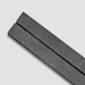 Meia Parede Ripada Autocolante Laminada | Linha Urban +-Meu-Rodape-Black / 1.10m altura x 0.5m largura-172802