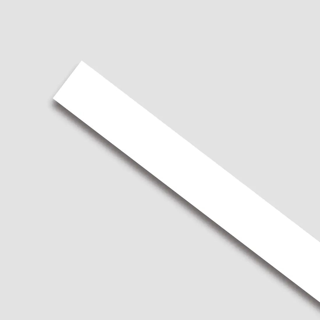 Painel Ripado de EVA Autocolante | RM43-Meu-Rodape-2.3 cm / Branco-280002