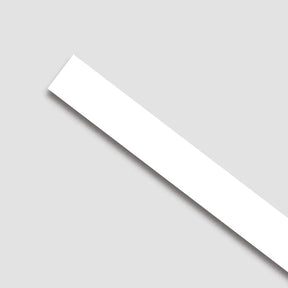 Painel Ripado de EVA Autocolante | RM43-Meu-Rodape-2.3 cm / Branco-280002