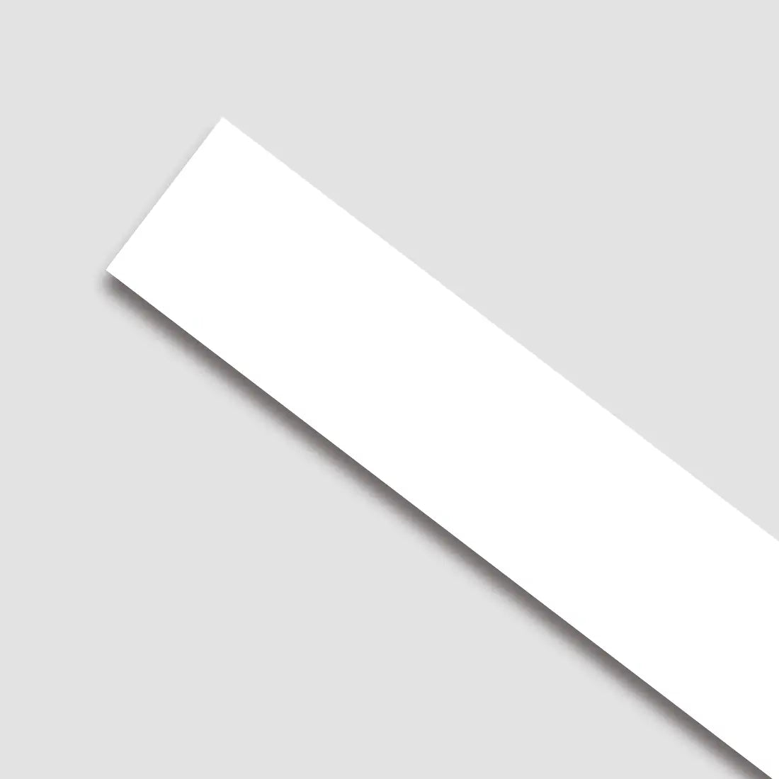 Painel Ripado de EVA Autocolante | RM43-Meu-Rodape-3.8 cm / Branco-97002