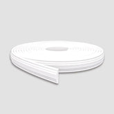 Boiserie Branco Rodameio Moldura de EVA Autocolante | RM610-Meu-Rodape-3.8 cm / Branco-4002