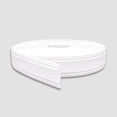 Boiserie Branco Rodameio Moldura de EVA Autocolante | RM610-Meu-Rodape-7 cm / Branco-5002