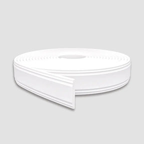 Boiserie Branco Rodameio Moldura de EVA Autocolante | RM610-Meu-Rodape-7 cm / Branco-5002