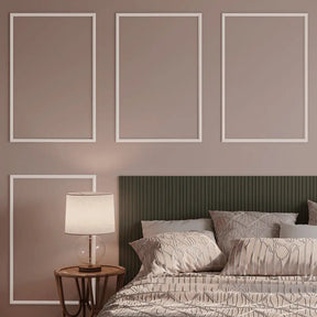 Boiserie Branco Rodameio Moldura de EVA Autocolante | RM61 Outlet-Meu-Rodape--