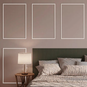 Boiserie Branco Rodameio Moldura de EVA Autocolante | RM61 Outlet-Meu-Rodape--