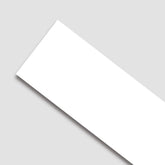 Painel Ripado de EVA Autocolante | RP43-Meu-Rodape-10cm / 1 cm / Branco-43002