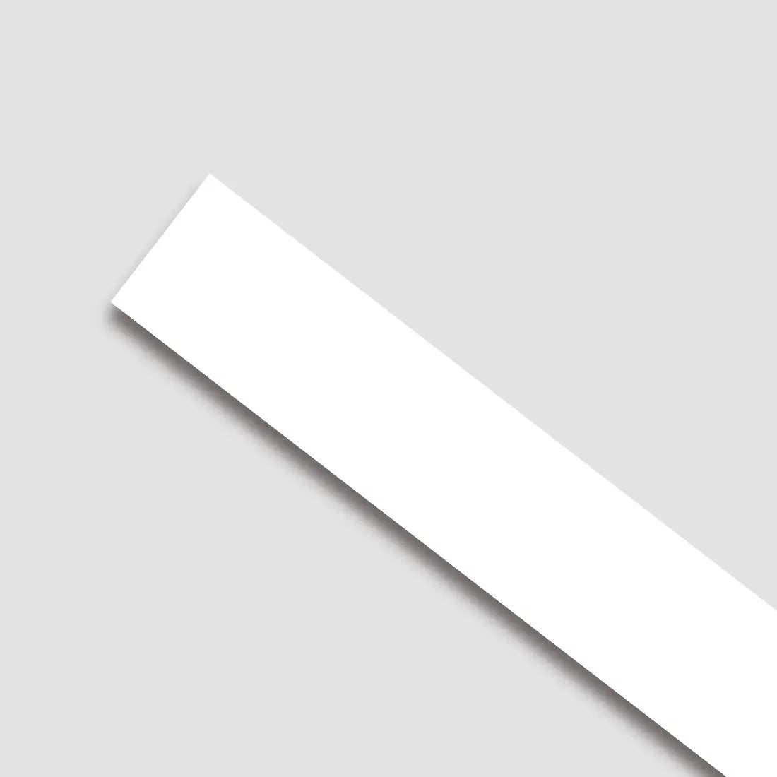 Painel Ripado de EVA Autocolante | RP43-Meu-Rodape-5cm / 1 cm / Branco-13002
