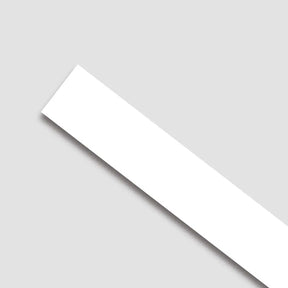 Painel Ripado de EVA Autocolante | RP43-Meu-Rodape-5cm / 1 cm / Branco-13002