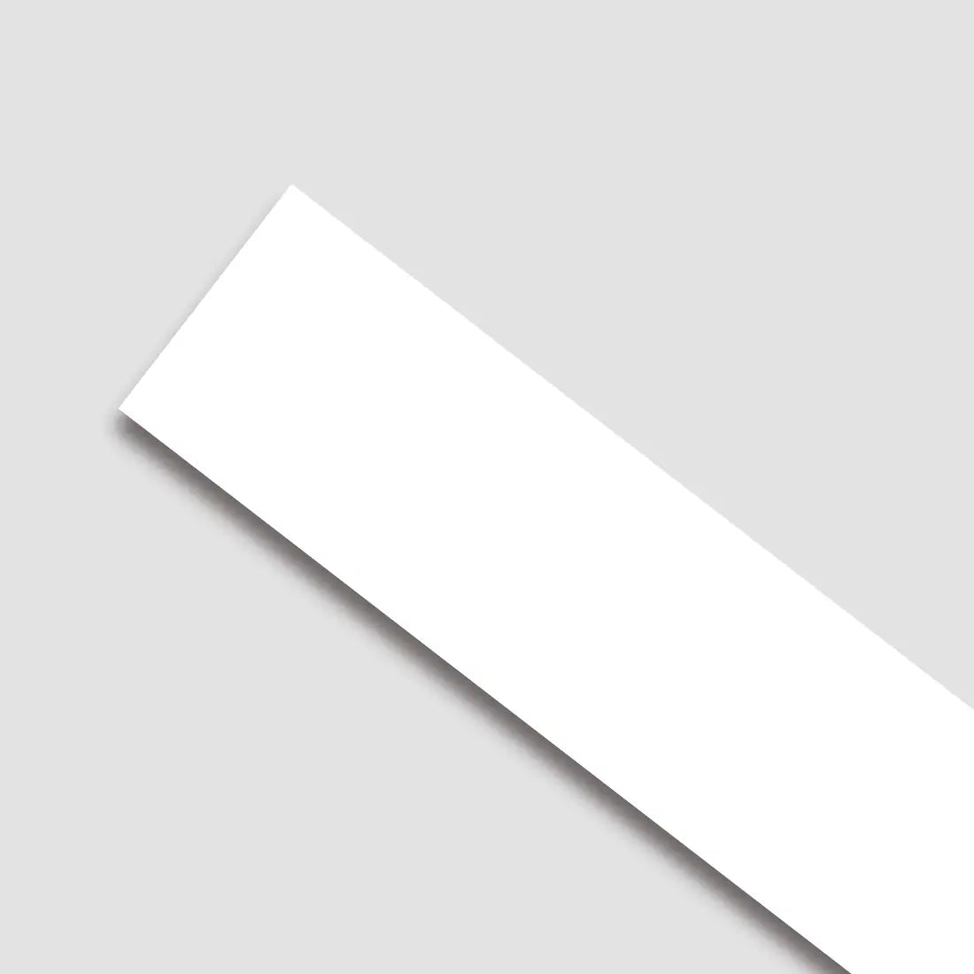 Painel Ripado de EVA Autocolante | RP43-Meu-Rodape-7cm / 1 cm / Branco-14002
