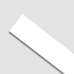 Painel Ripado de EVA Autocolante | RP43-Meu-Rodape-7cm / 1 cm / Branco-14002