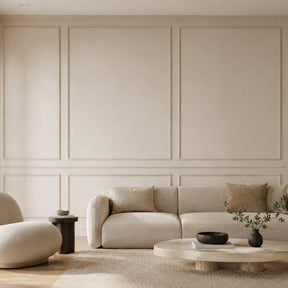 Boiserie Branco Rodameio Moldura de EVA Autocolante | RM61 - Meu Rodapé