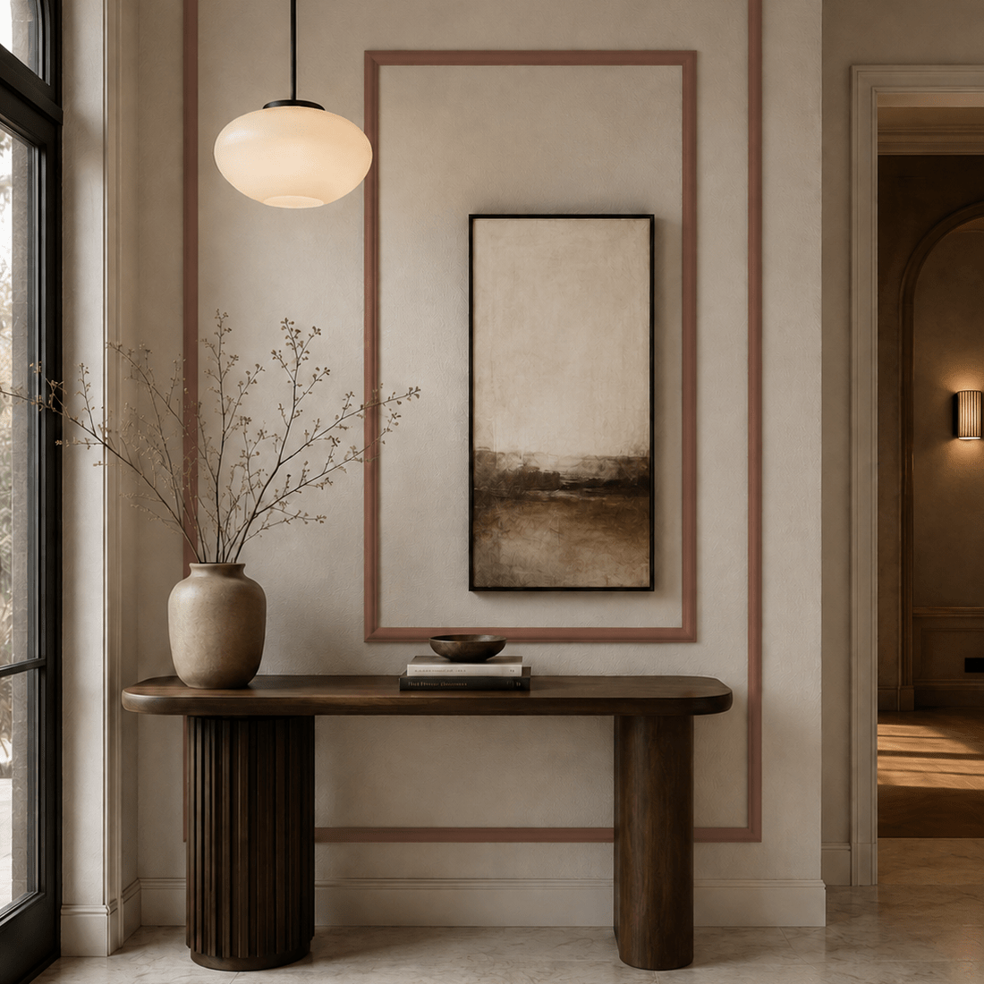 Boiserie Branco Rodameio Moldura de EVA Autocolante | RM61 - Meu Rodapé