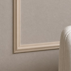 Boiserie Branco Rodameio Moldura de EVA Autocolante | RM61 - Meu Rodapé