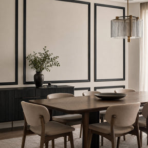 Boiserie Branco Rodameio Moldura de EVA Autocolante | RM61 - Meu Rodapé