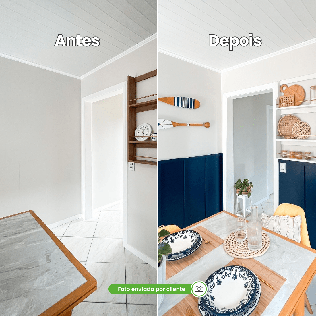 Painel Ripado de EVA Autocolante | RP43 Meu Rodapé