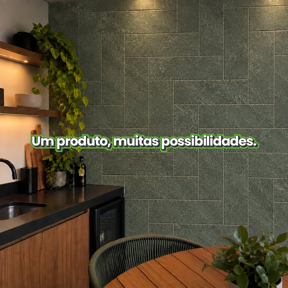 Revestimento Autocolante Coleção Pedras Formato Placa - Meu Rodapé