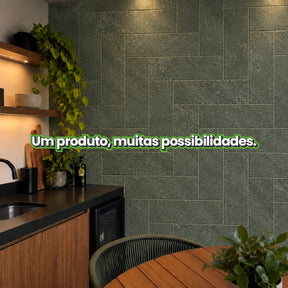 Revestimento Autocolante Coleção Pedras Formato Placa - Meu Rodapé