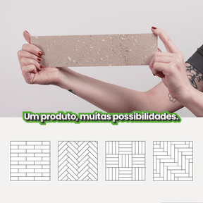 Revestimento Pedra Flexível Autocolante | Linha Petra - Meu Rodapé