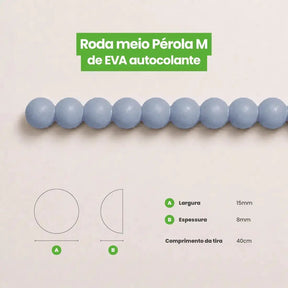 Rodameio Pérola em EVA Autocolante-Meu-Rodape--