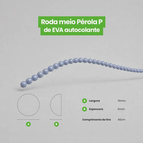 Rodameio Pérola em EVA Autocolante-Meu-Rodape--