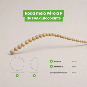 Rodameio Pérola em EVA Autocolante-Meu-Rodape--