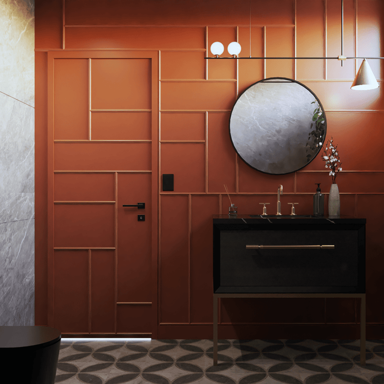 Boiserie Colorido de EVA Autocolante | Linha Urban - Meu Rodapé