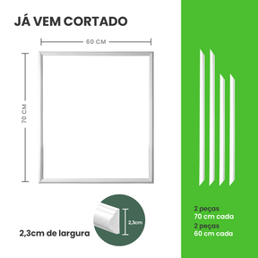 Boiserie de EVA Autocolante Cortado | RM61 - Meu Rodapé